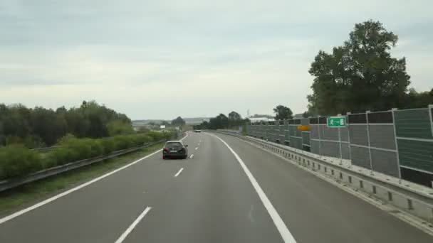 Road Journey Time Lapse Швейцарии — стоковое видео