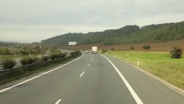 Tempo Percorrenza Stradale Svizzera — Video Stock