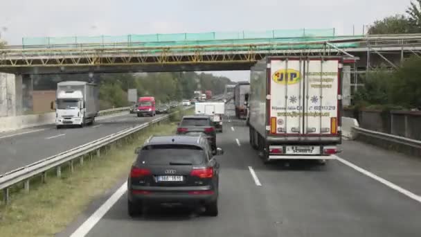 Road Journey Time Lapse Suíça — Vídeo de Stock