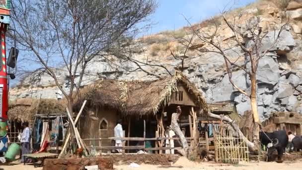 Landelijk Huis Rajasthan India — Stockvideo