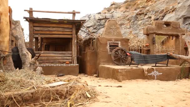 Rural House Rajasthan India — Stock Video