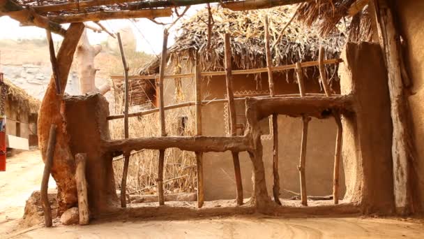 Αγροτικό Σπίτι Στο Rajasthan Ινδία — Αρχείο Βίντεο
