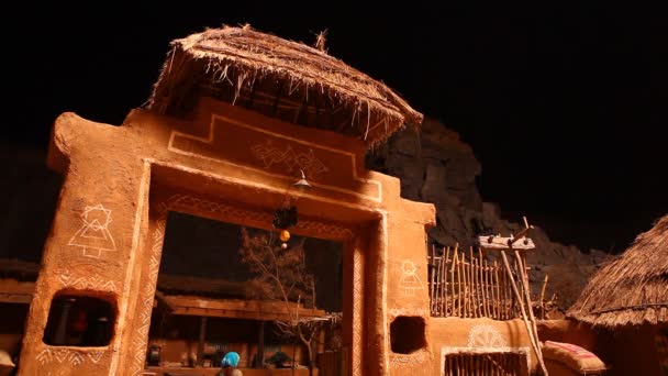 Dom Wiejski Rajasthan Indie — Wideo stockowe