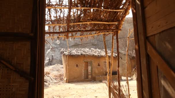 Casa Rural Rajastán India — Vídeo de stock