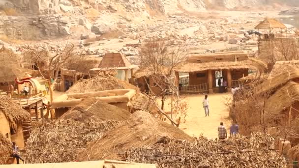 Casa Rural Rajasthan Índia — Vídeo de Stock