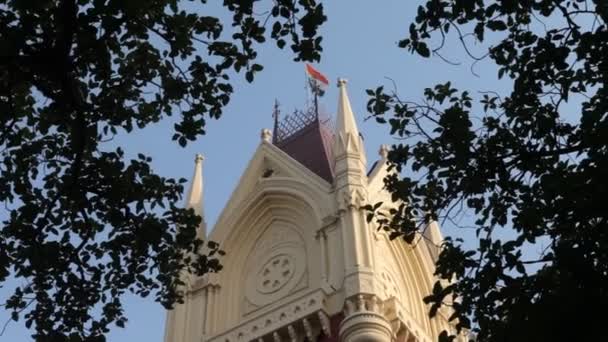 Edificio Corte Suprema Kolkata India — Vídeo de stock
