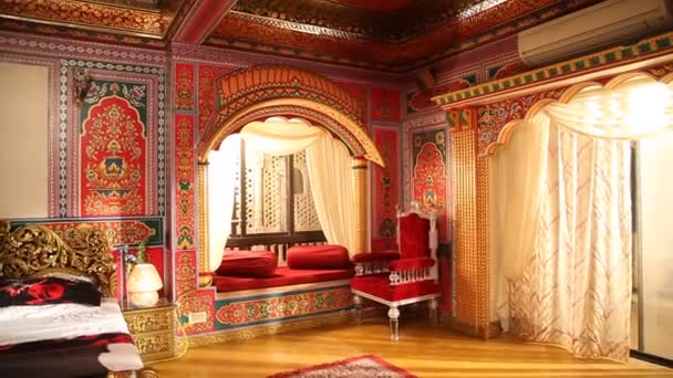 Interior Castelo Índia — Vídeo de Stock
