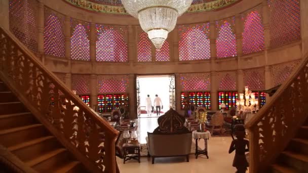 印度城堡的内陆 — 图库视频影像