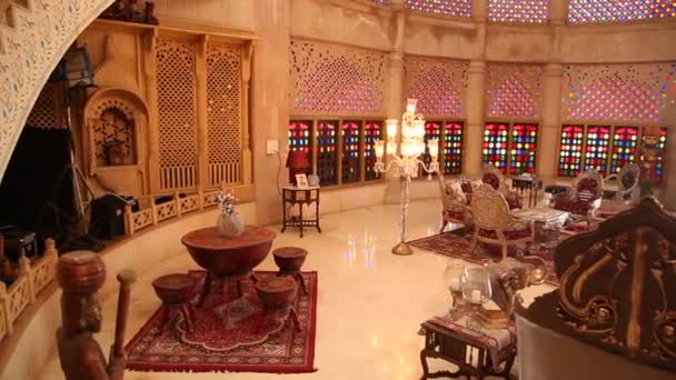Interior Del Castillo India — Vídeos de Stock