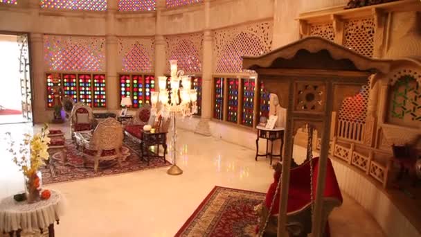 Interior Castelo Índia — Vídeo de Stock