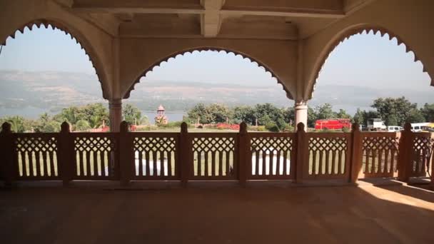 Exterior Castle Rajasthan India — Stockvideo