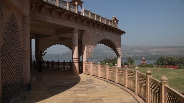 Exterior Castle Rajasthan India — Vídeo de Stock