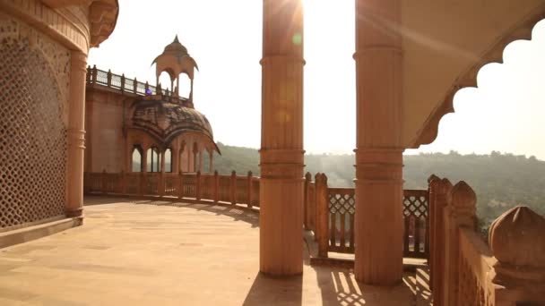 Зовні Замок Раджастхан Індія — стокове відео