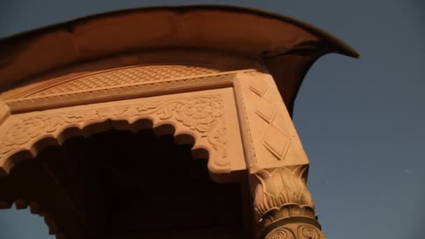 Exterior Del Castillo Rajastán India — Vídeos de Stock