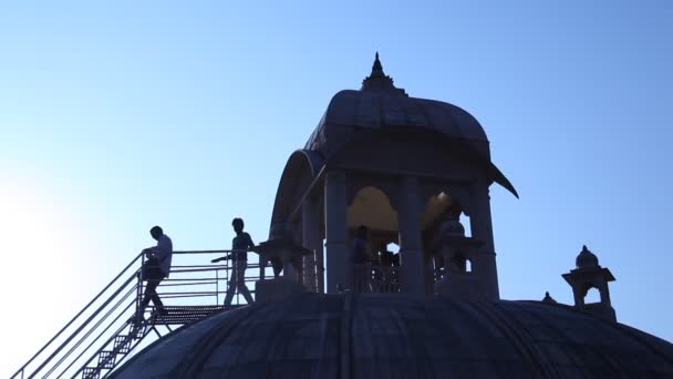 Зовні Замок Раджастхан Індія — стокове відео
