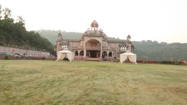 印度城堡外 — 图库视频影像