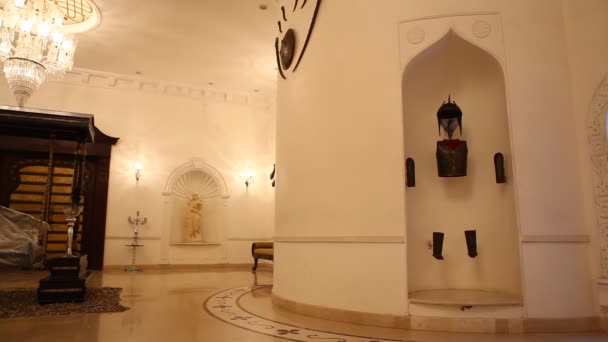 Interior Del Castillo India — Vídeos de Stock