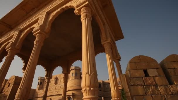 Vinobraní Pevnosti Rajasthan Indie — Stock video