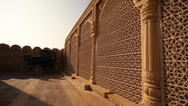 Vintage Fort Rajasthan Indie — Wideo stockowe