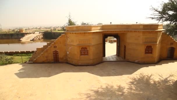 拉贾斯坦邦的古堡 — 图库视频影像