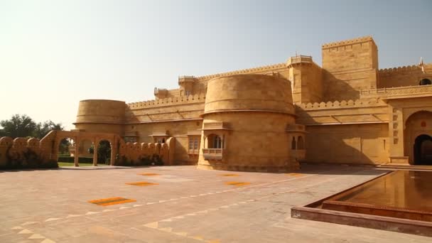 Vintage Fort Rajasthan India — Stock Video