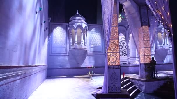 印度城堡的内陆 — 图库视频影像