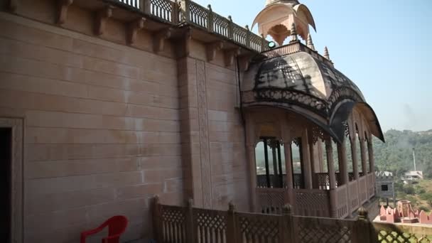 Exterior Castelului Epocă India — Videoclip de stoc