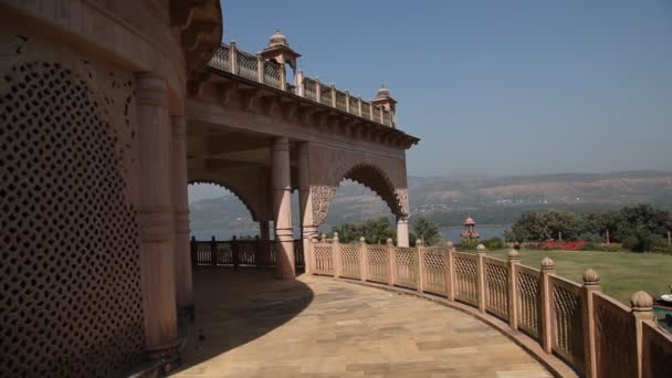 Exterior Vintage Castle India — Stock Video
