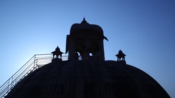 ヴィンテージ城インドの外観 — ストック動画