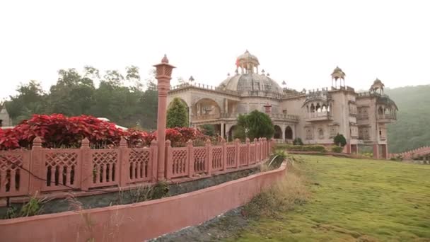 Exterior Del Castillo Vintage India — Vídeo de stock
