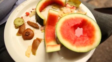 Hint meyveli karpuzuna yakın çekim