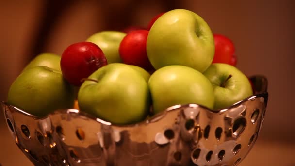在医院里的水果苹果 — 图库视频影像