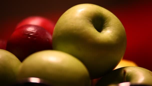 Φρούτα Μήλων Στο Νοσοκομείο — Αρχείο Βίντεο
