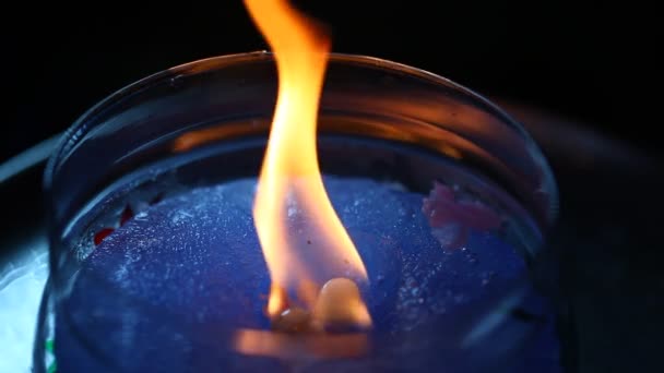 氷の中の火 — ストック動画