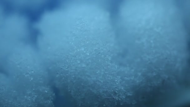 Macro Tiro Gelo — Vídeo de Stock