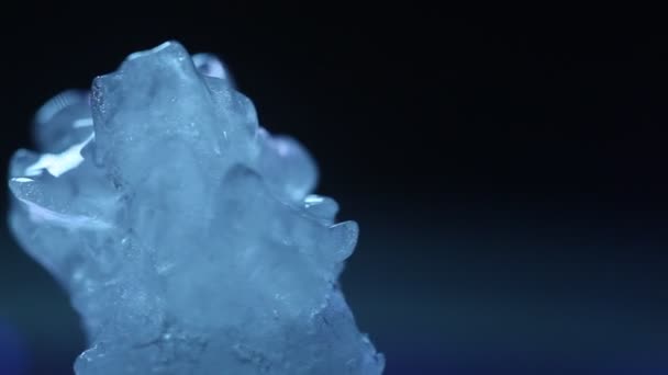 Makro Snímek Ledu — Stock video