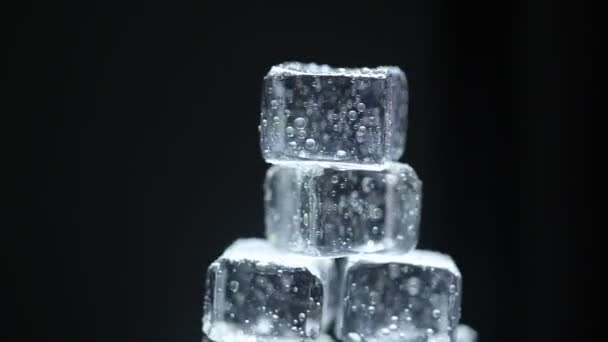 Eiswürfel Der Kneipe — Stockvideo