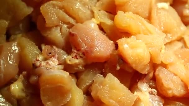 Χορτοφαγικά Τρόφιμα Χοιρινό — Αρχείο Βίντεο