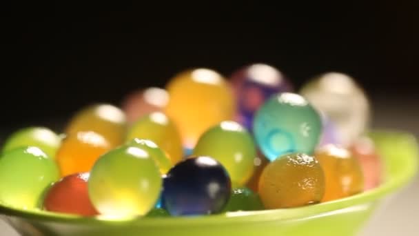 Zbliżenie Żelowe Słodycze — Wideo stockowe