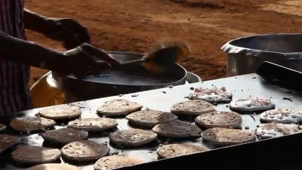 南印度人早餐多萨 — 图库视频影像