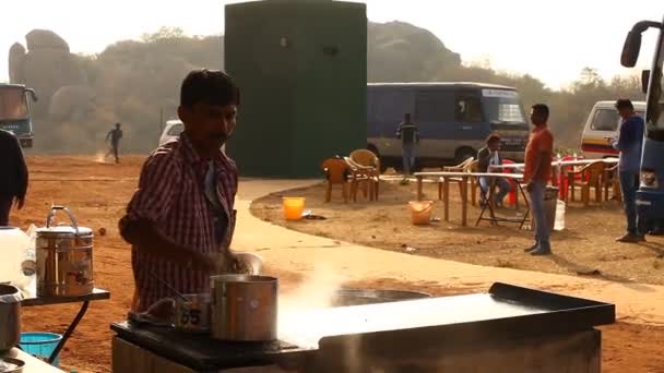 South Indian Breakfast Dosa — Stock Video