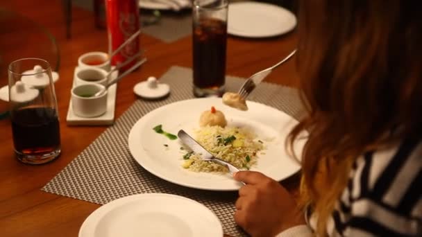 Індійський Сніданок Столі — стокове відео