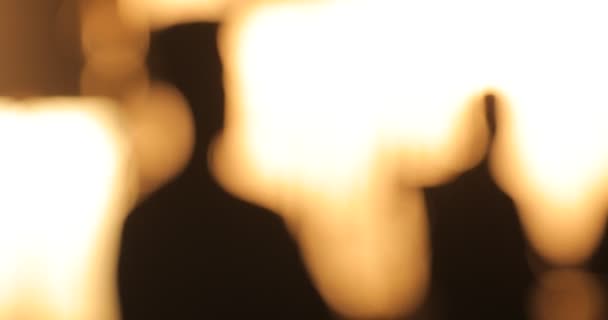 Fantasma Silhueta Sombra Closeup — Vídeo de Stock