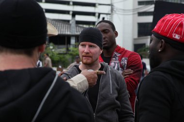 Hyderabad 'daki Film Savaşçıları Hindistan 25 Ağustos 2023