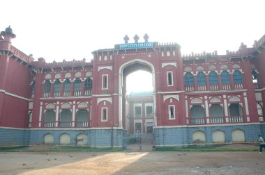 Vintage Building Hyderabad Hindistan 'ın dışı.