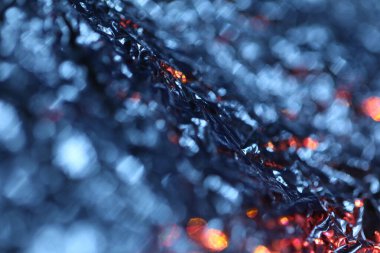 Soyut renkli kağıt desen makro çekim