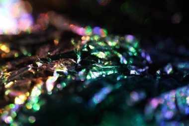 Soyut renkli kağıt desen makro çekim