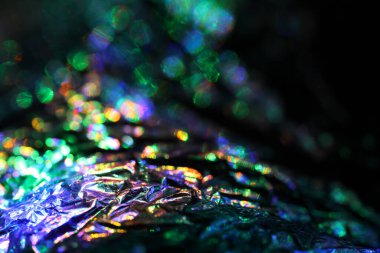 Soyut renkli kağıt desen makro çekim