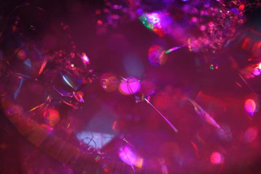 Renkli suda hava kabarcıkları