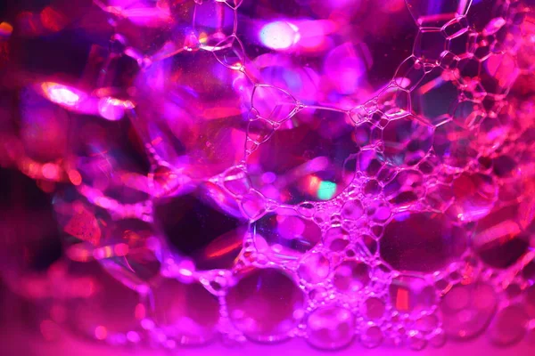 Vzduchové Bubliny Barevné Vodě — Stock fotografie